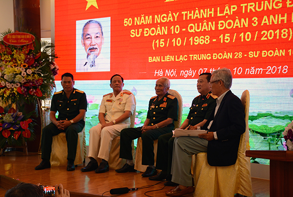 Kỷ niệm 50 năm Ngày thành lập Trung đoàn 28