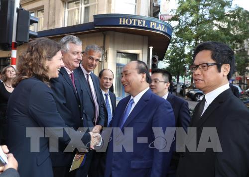 Thủ tướng Nguyễn Xuân Phúc dự Diễn đàn Doanh nghiệp Việt Nam-EU và Bỉ