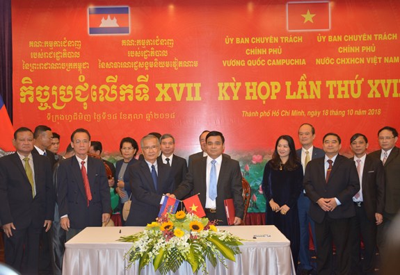 Kỳ họp lần thứ XVII Ủy ban Chuyên trách Chính phủ Việt Nam và Campuchia