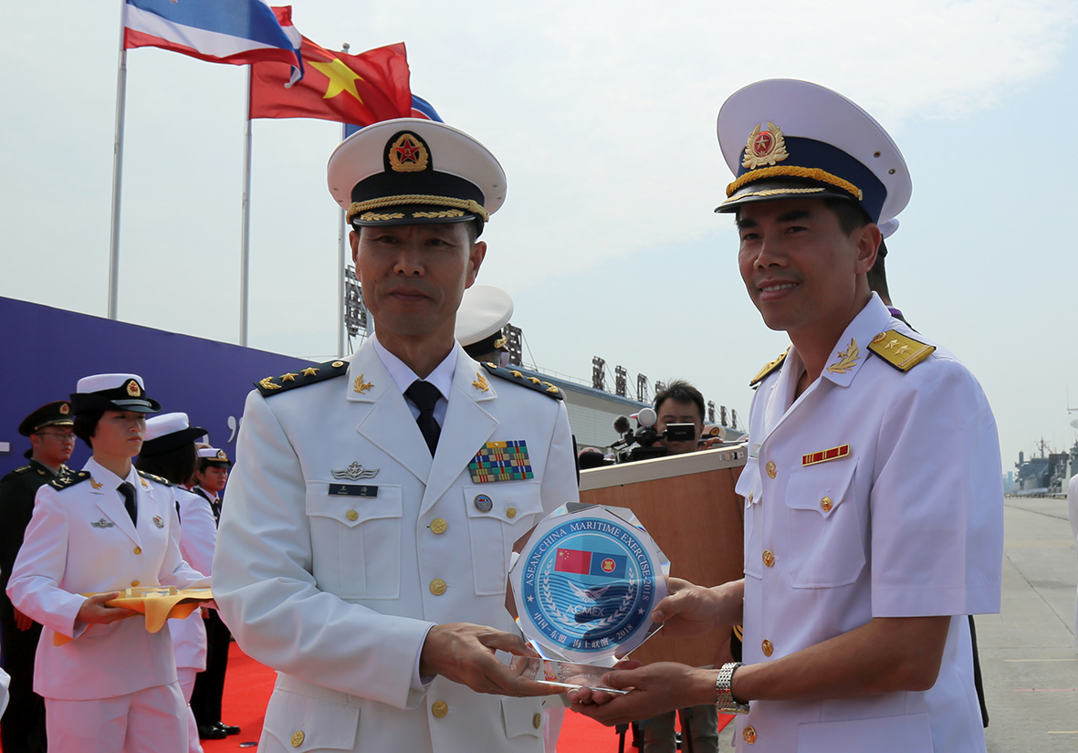 Bế mạc Diễn tập hàng hải ASEAN-Trung Quốc 2018