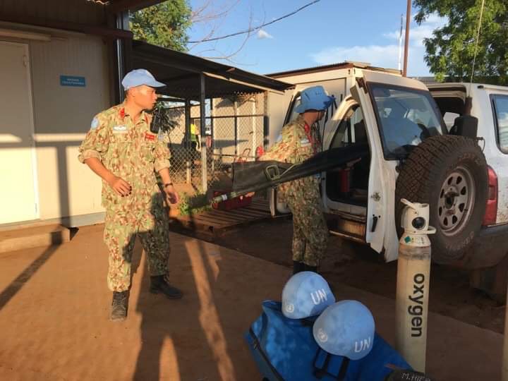 Bệnh viện Dã chiến Việt Nam tại Nam Sudan tiếp nhận những bệnh nhân đầu tiên
