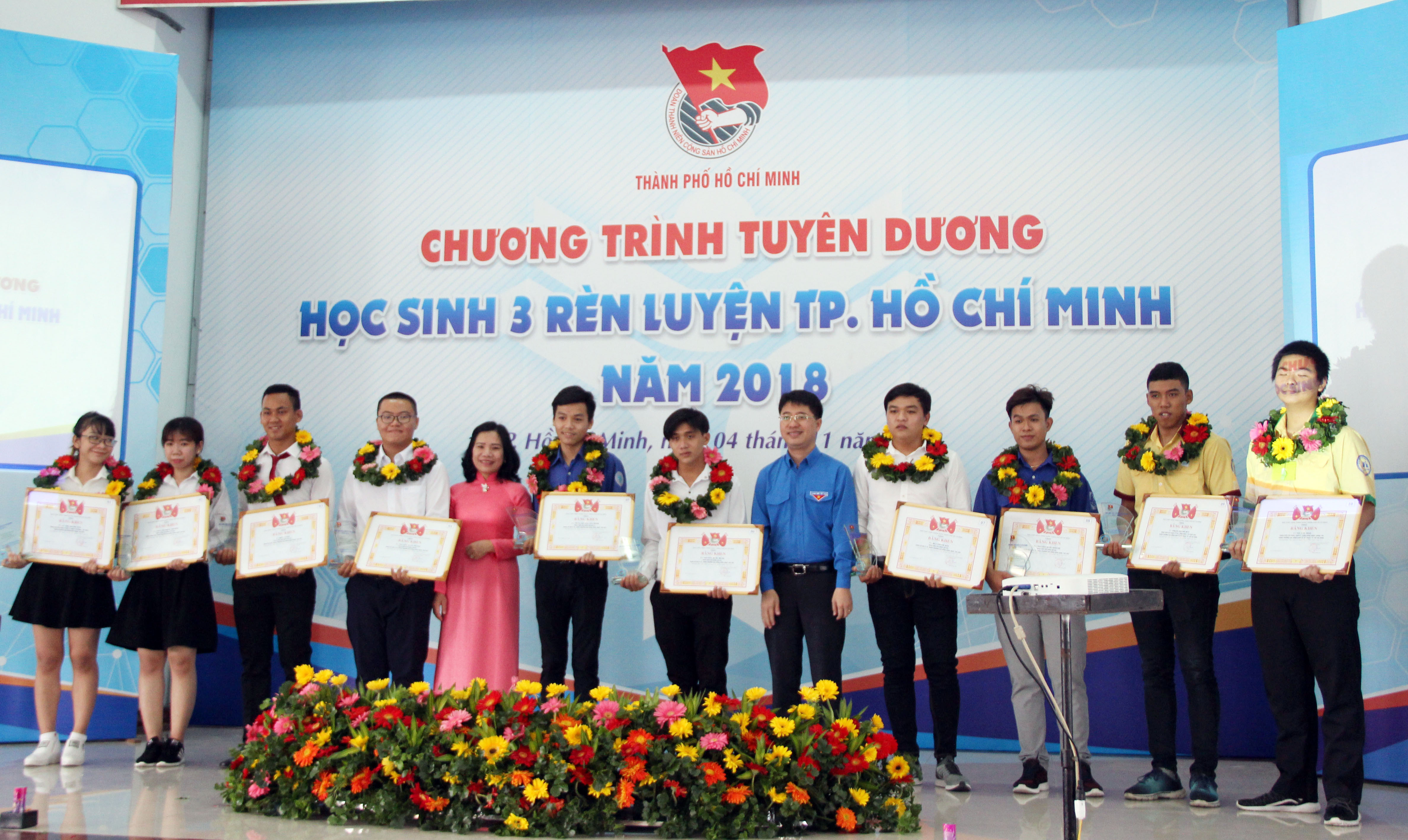 TP Hồ Chí Minh tuyên dương 21 điển hình “Học sinh 3 rèn luyện” năm 2018