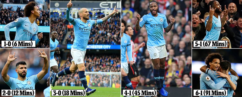 Man City và Chelsea thắng đậm trên sân nhà