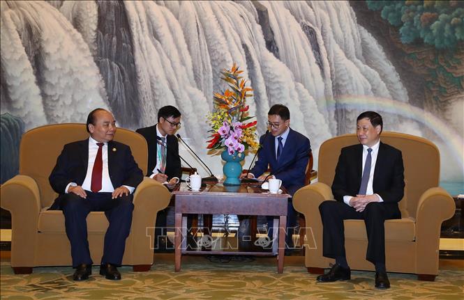 Thủ tướng Nguyễn Xuân Phúc tiếp Thị trưởng thành phố Thượng Hải