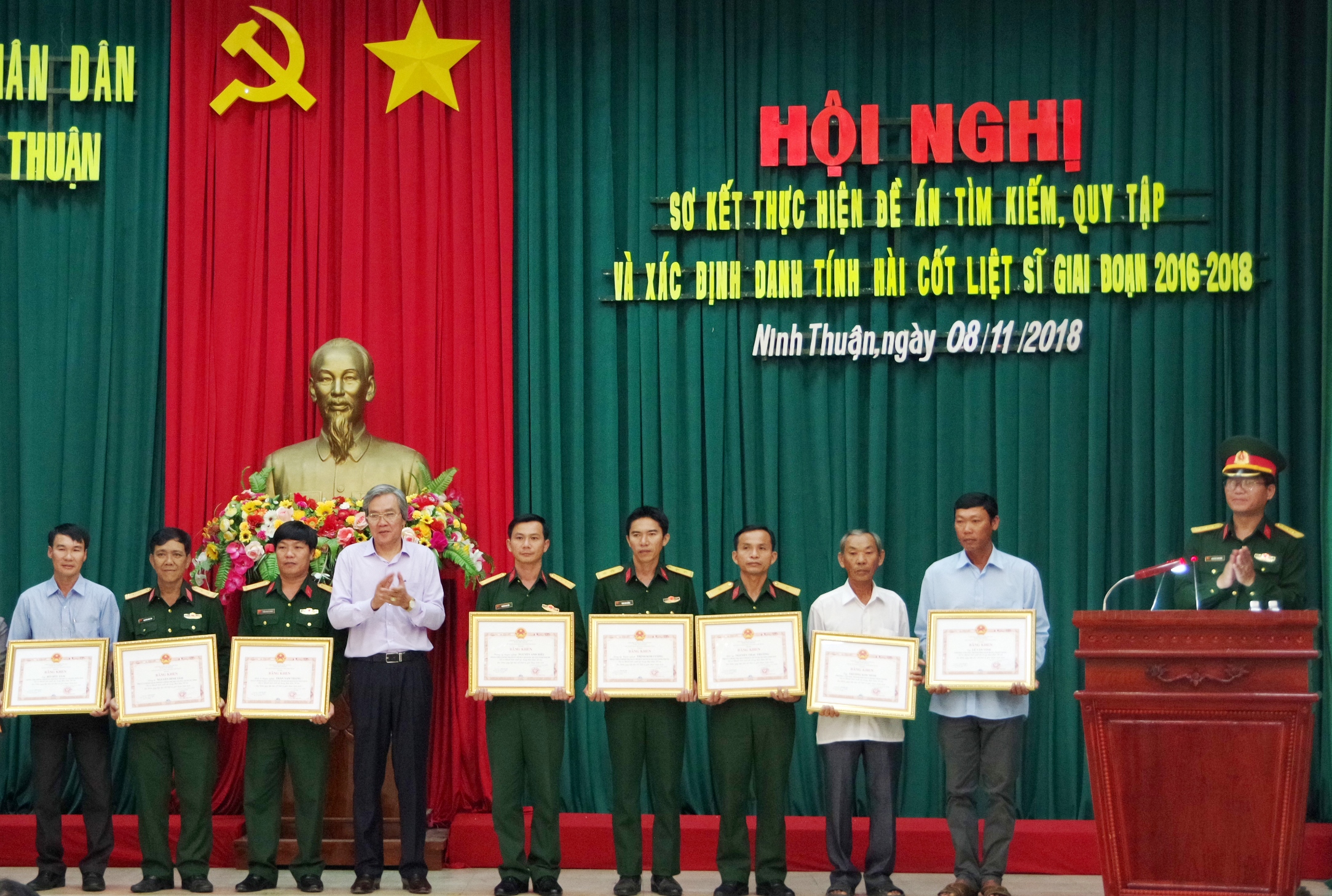 Ninh Thuận sơ kết thực hiện Đề án tìm kiếm, quy tập và xác định danh tính hài cốt liệt sĩ giai đoạn 2016-2018