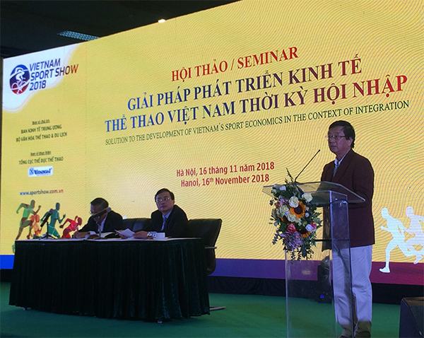 Hội thảo Giải pháp phát triển kinh tế thể thao Việt Nam thời kỳ hội nhập
