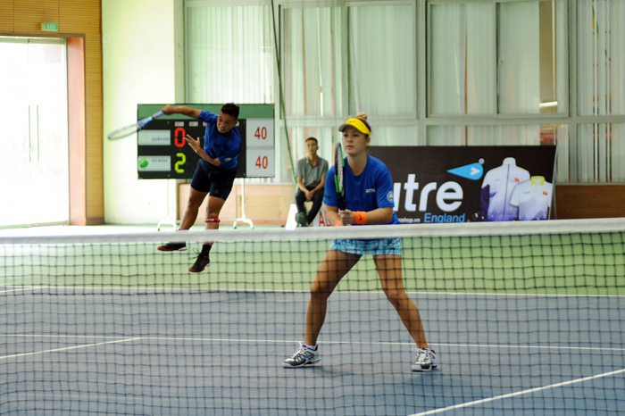 Nội dung thi đấu quần vợt diễn ra gay cấn và hấp dẫn