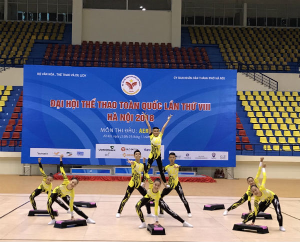 Không có bất ngờ tại các nội dung môn Thể dục Aerobic