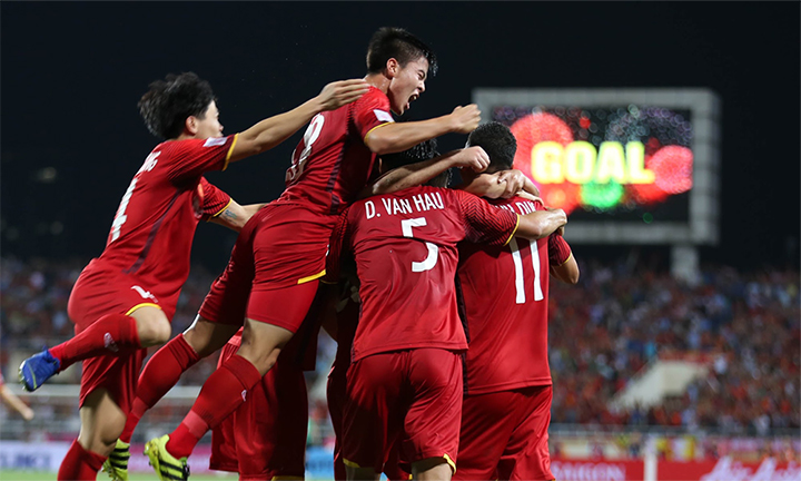 Đội tuyển Việt Nam lọt top 100 thế giới theo bảng xếp hạng FIFA