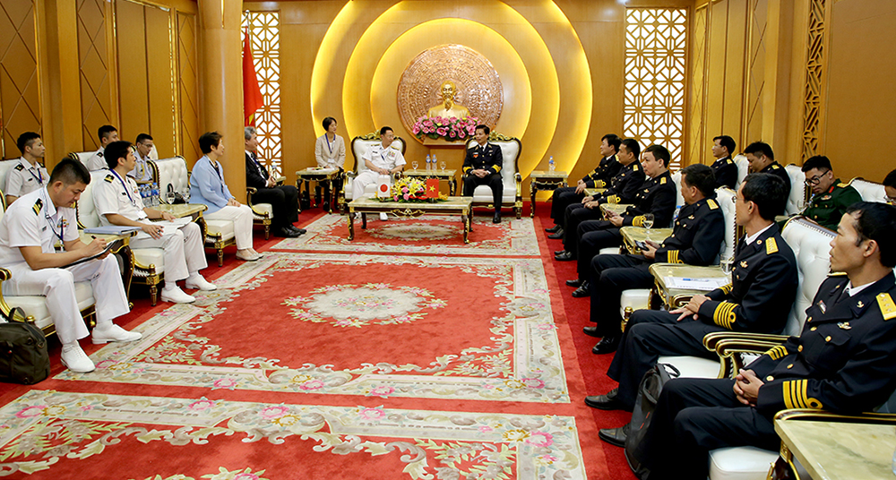 Tăng cường hợp tác trong lĩnh vực Hải quân giữa Việt Nam và Nhật Bản