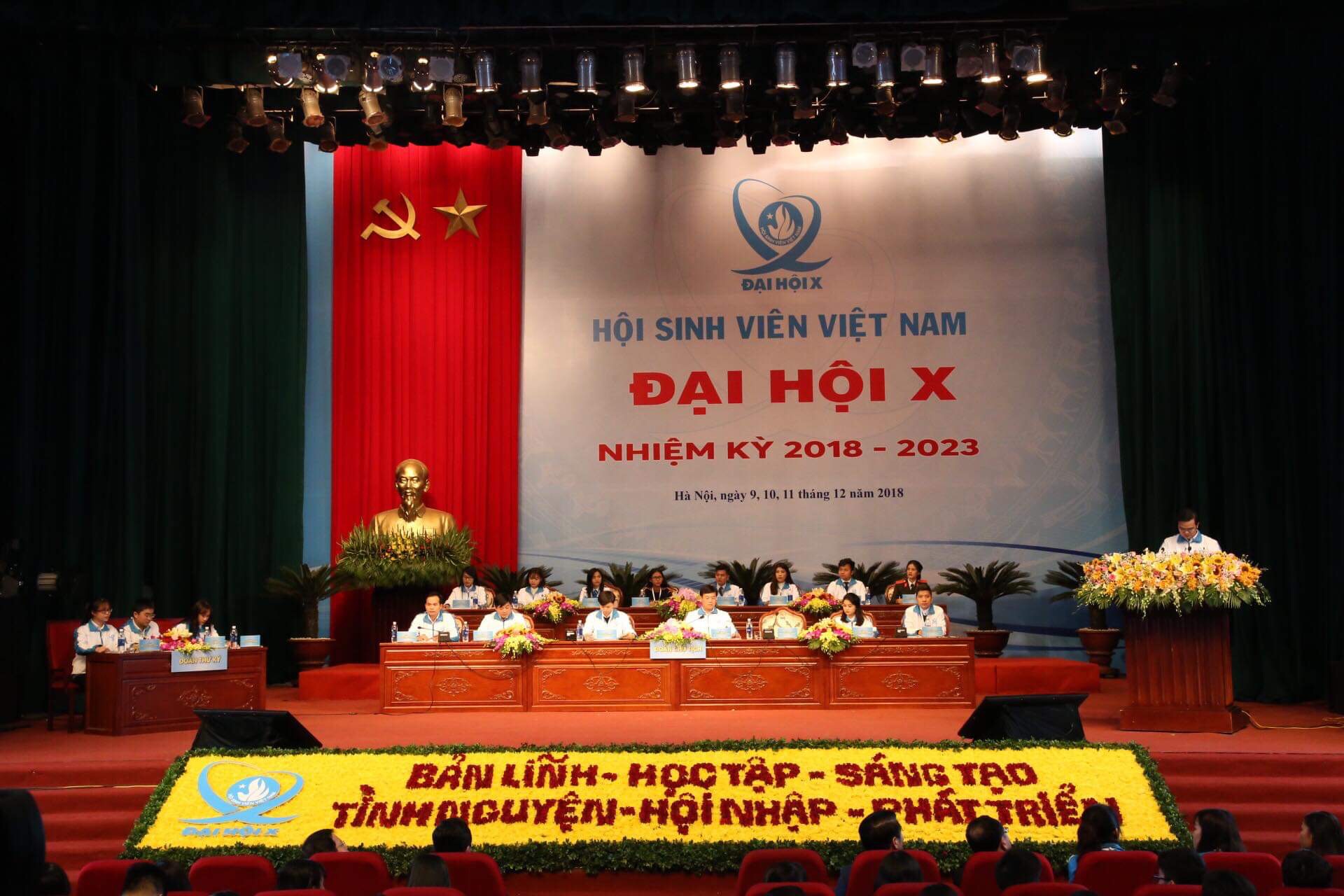 Khai mạc phiên thứ nhất Đại hội Hội Sinh viên Việt Nam lần thứ X