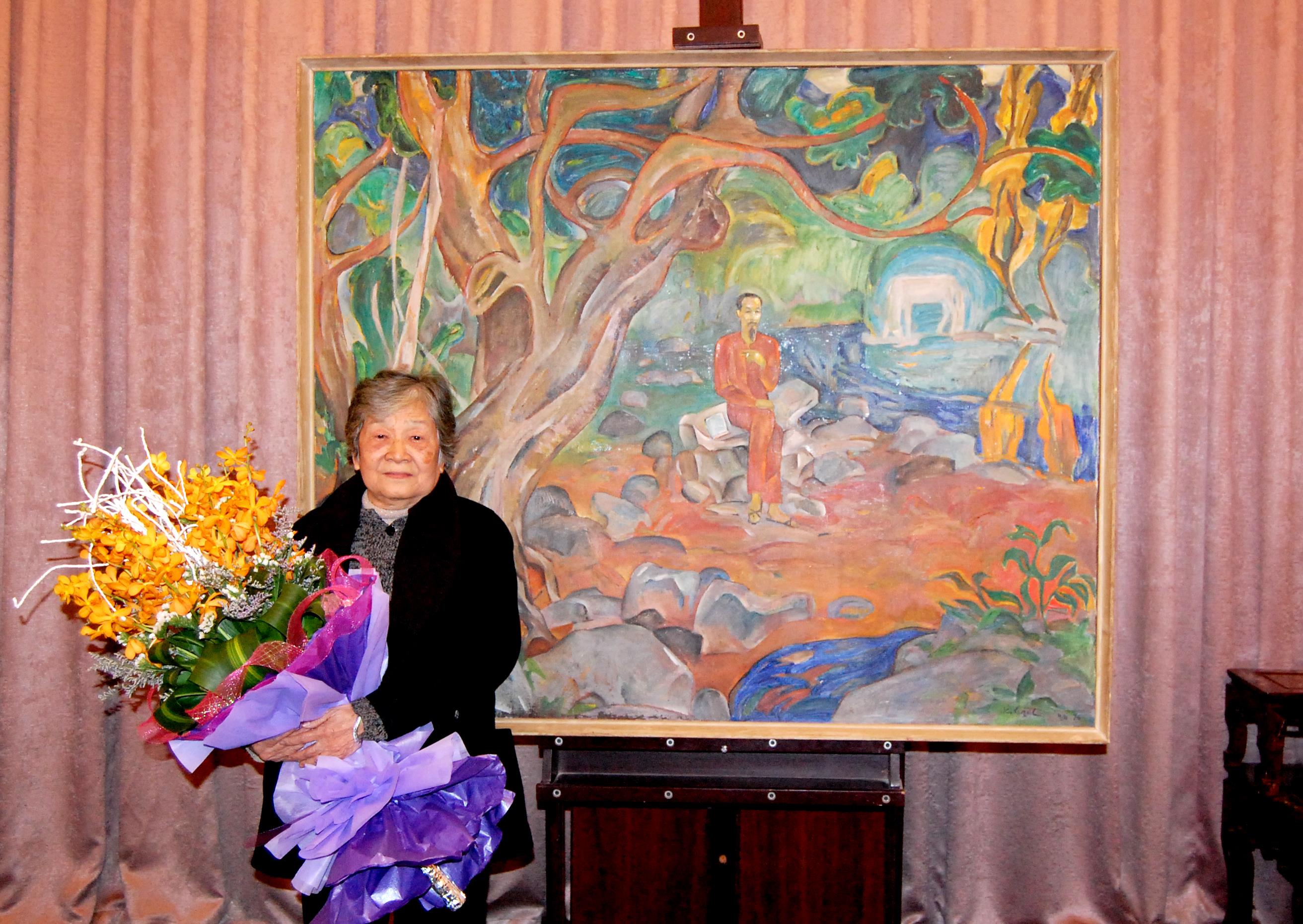 Nữ họa sĩ quảng bá văn hóa dân tộc qua tranh