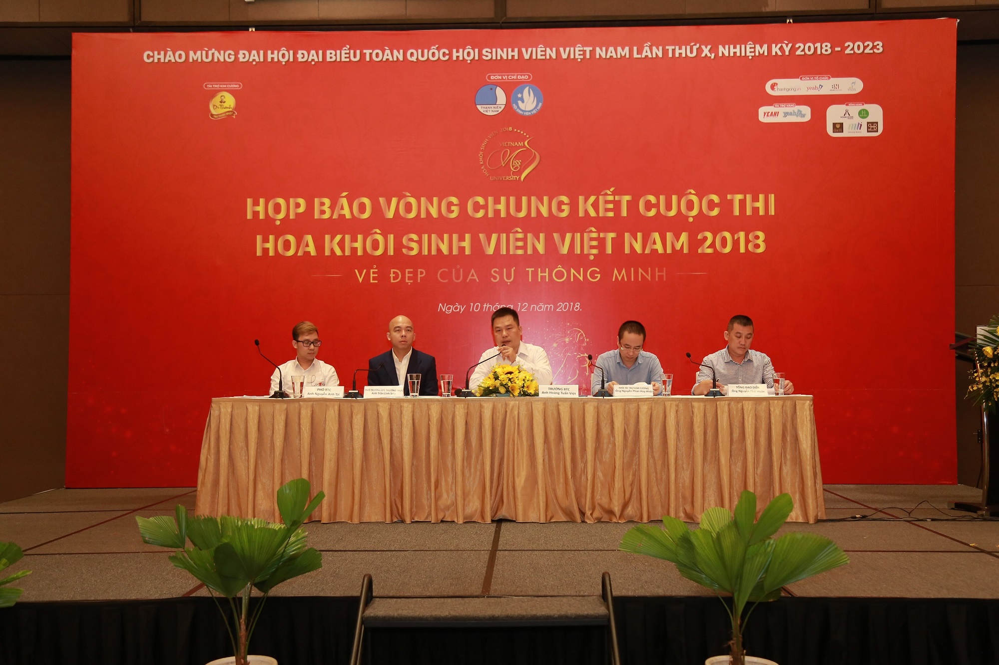 45 thí sinh tham gia chung kết Cuộc thi hoa khôi sinh viên Việt Nam 

