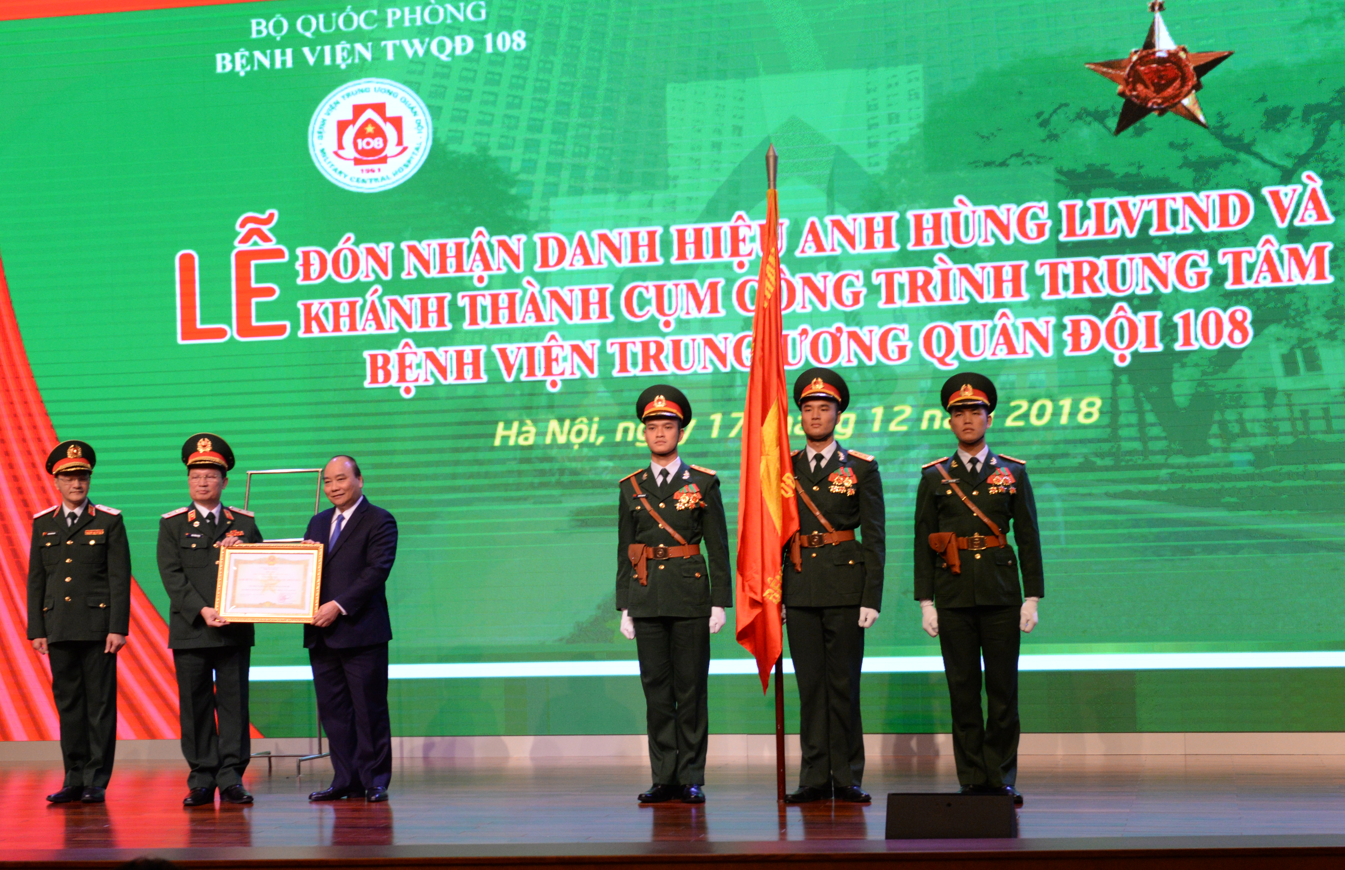 Xây dựng Bệnh viện Trung ương Quân đội 108 xứng đáng là một trong những trung tâm y học hàng đầu của quân đội và quốc gia 