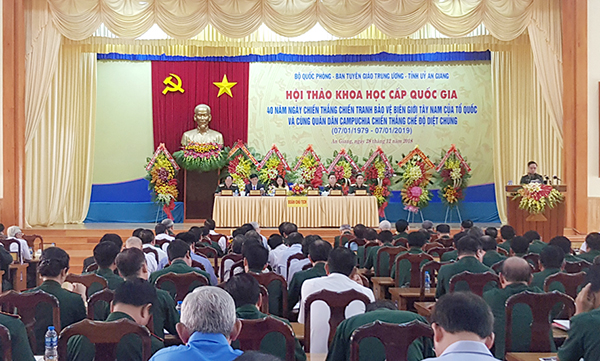Hội thảo khoa học về 40 năm Chiến thắng chiến tranh bảo vệ biên giới Tây Nam của Tổ quốc