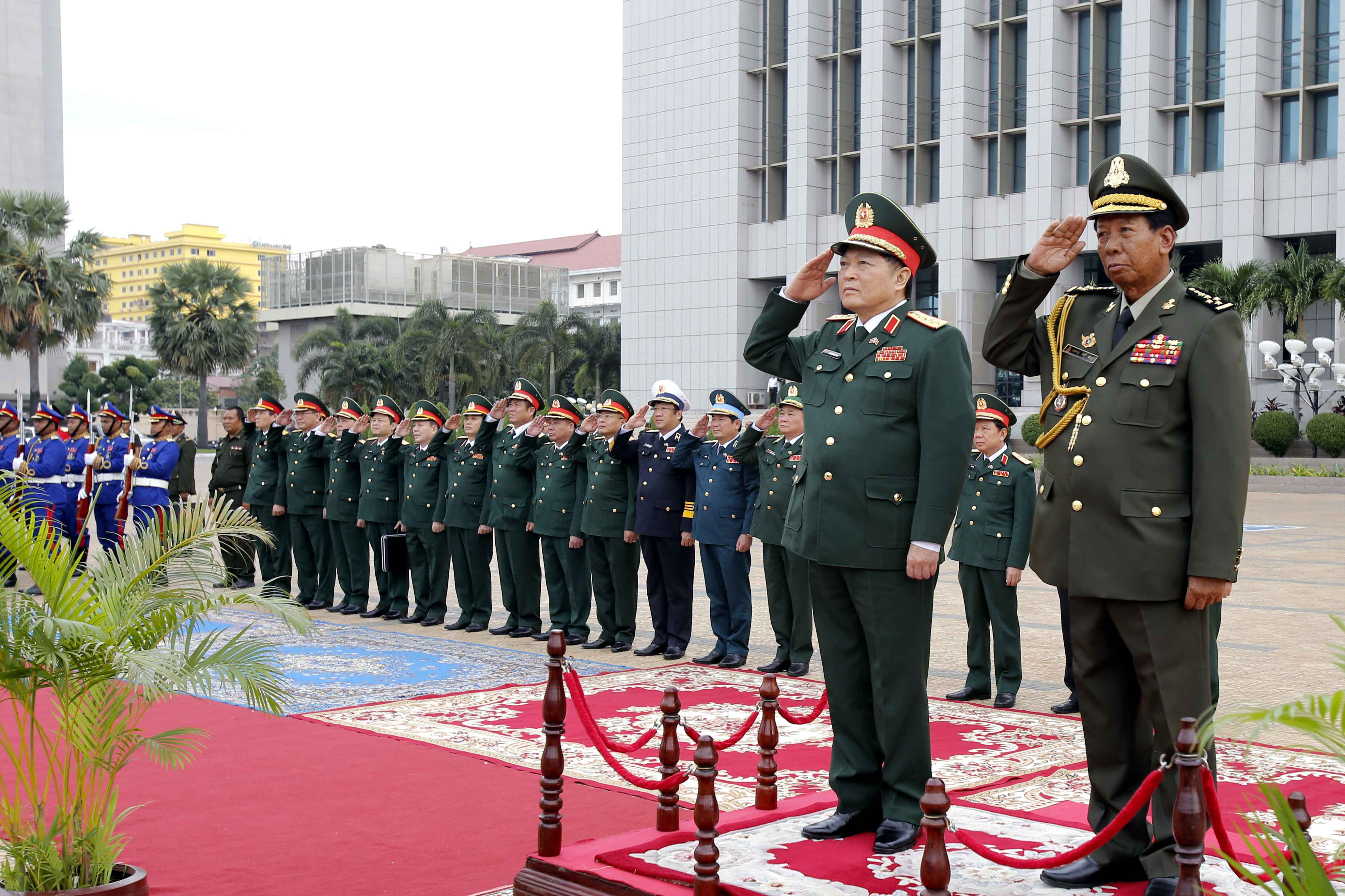 Hợp tác quốc phòng luôn là trụ cột trong quan hệ Việt Nam-Campuchia