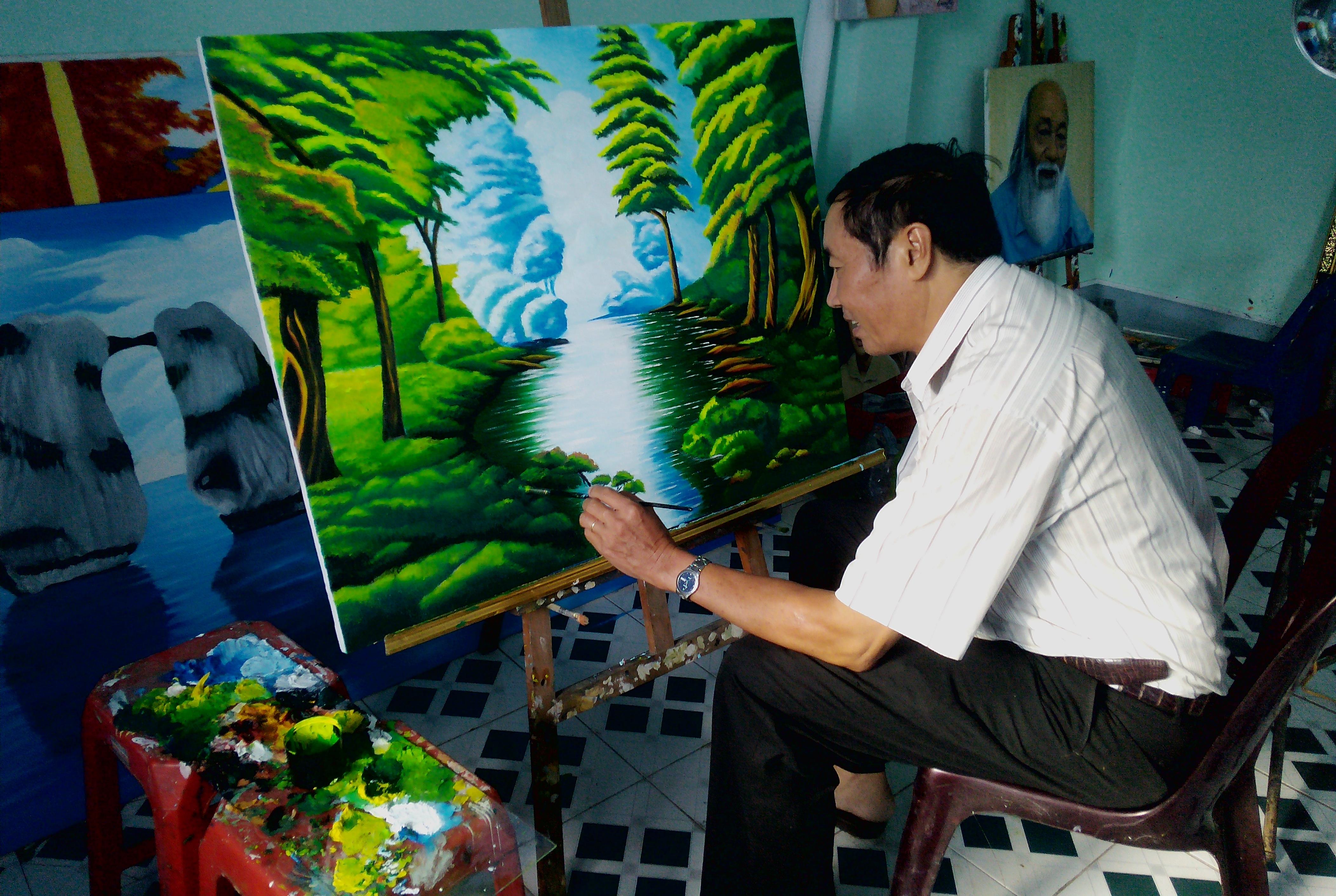 Người thương binh giàu nghị lực, tài hoa