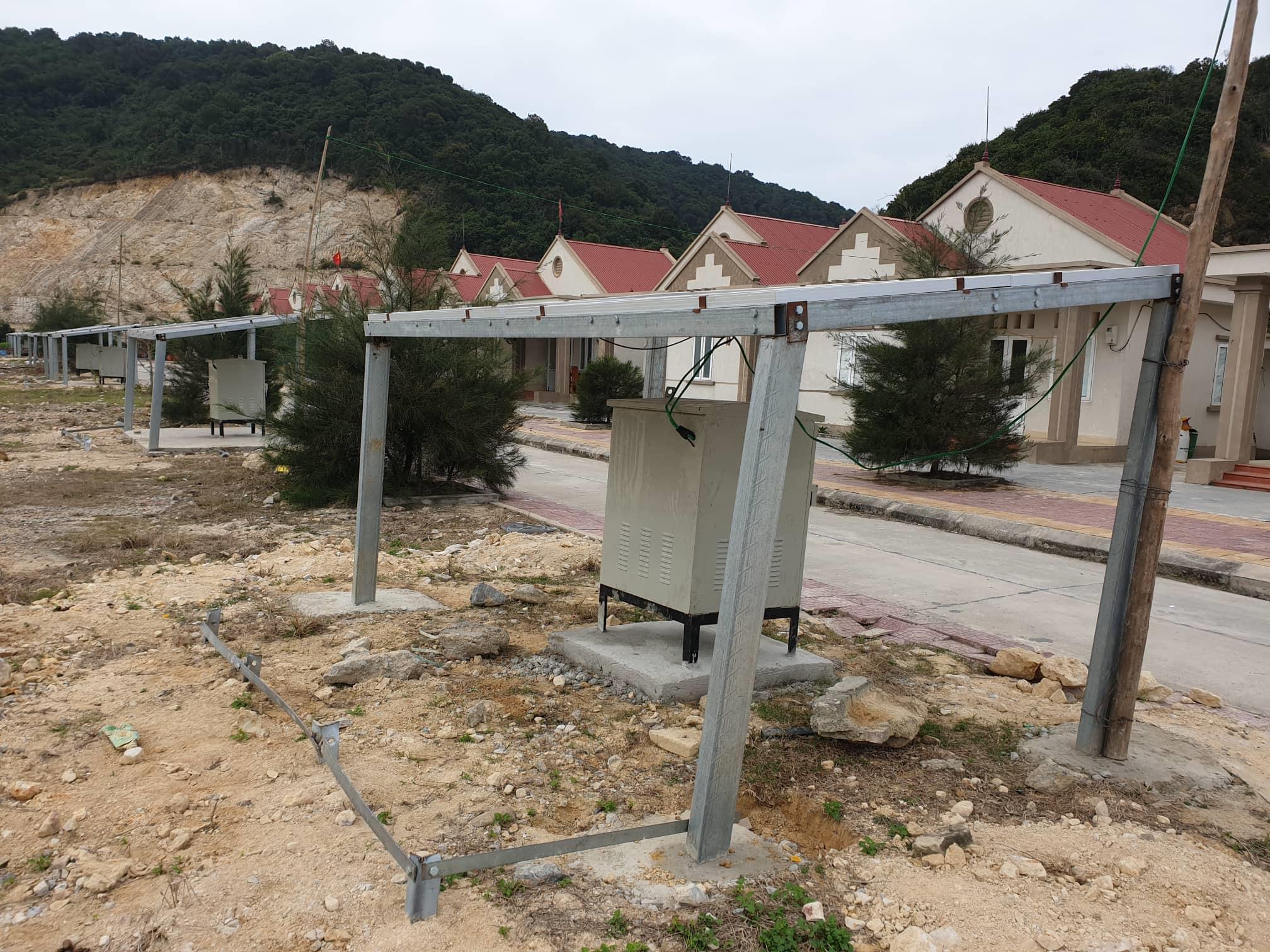 Người dân đảo Trần được sử dụng điện năng lượng mặt trời