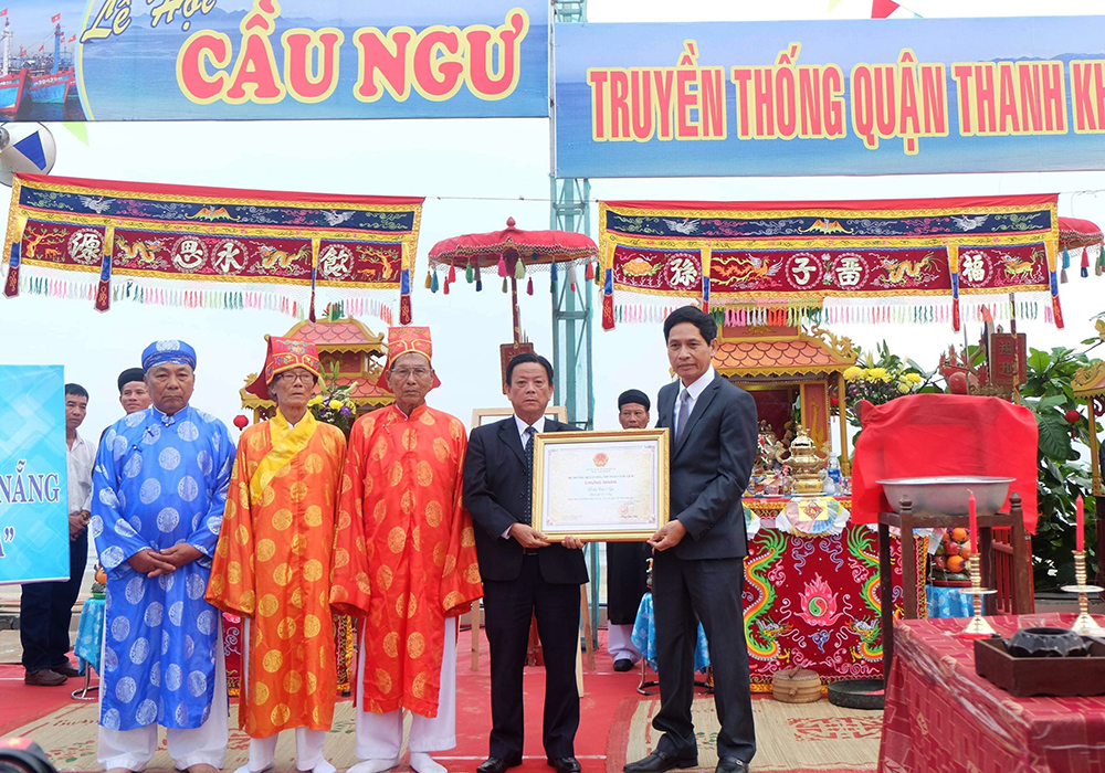 Vinh danh Di sản văn hóa phi vật thể quốc gia Lễ hội Cầu ngư tại TP Đà Nẵng