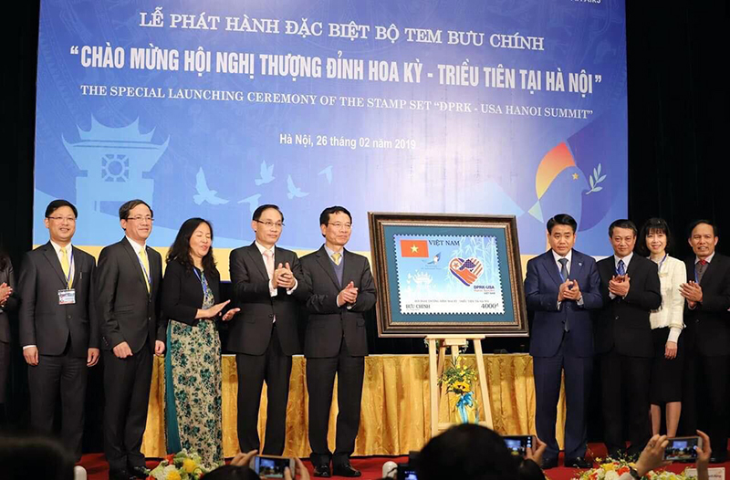 Phát hành đặc biệt bộ tem “Chào mừng Hội nghị thượng đỉnh Hoa Kỳ-Triều Tiên tại Hà Nội”

