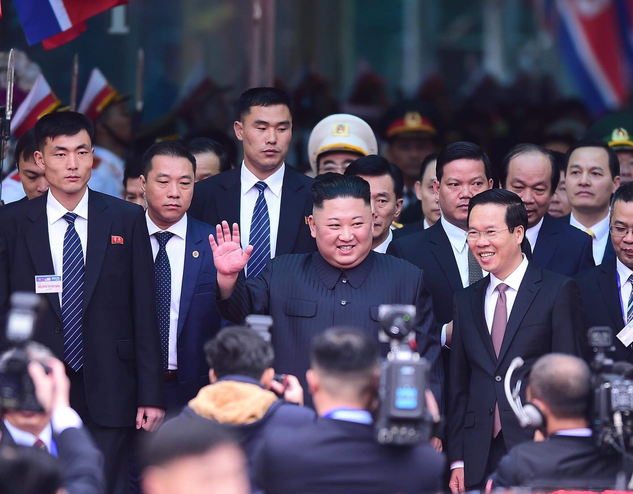 Chủ tịch Triều Tiên Kim Jong Un đến ga Đồng Đăng, Lạng Sơn