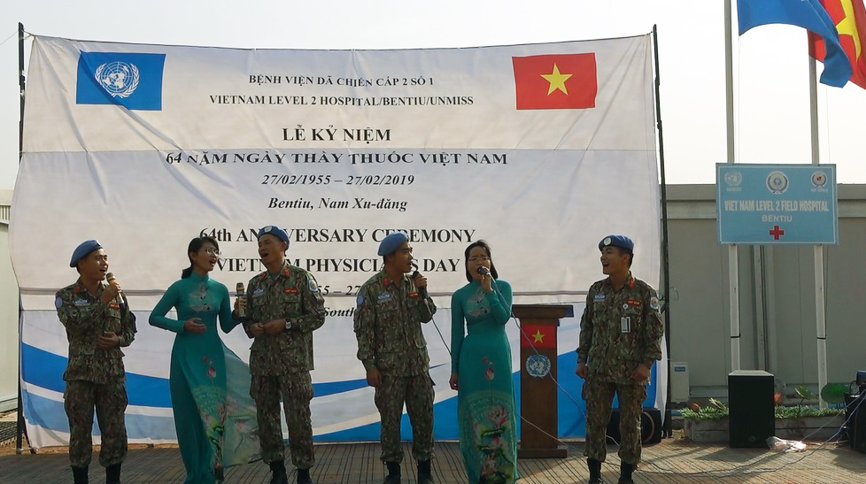 Kỷ niệm Ngày Thầy thuốc Việt Nam tại Bentiu, Nam Sudan

