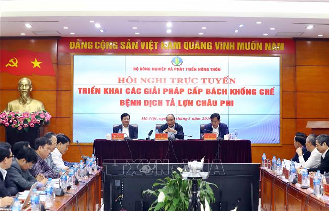 Thủ tướng Chính phủ Nguyễn Xuân Phúc yêu cầu khẩn trương, quyết liệt  phòng chống dịch tả lợn châu Phi
