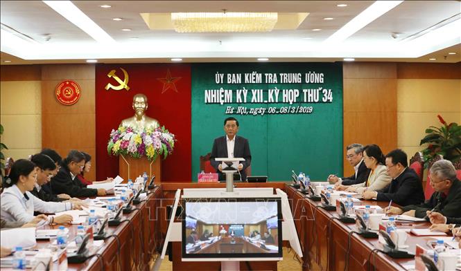 Thông báo về Kỳ họp 34 của Ủy ban Kiểm tra Trung ương