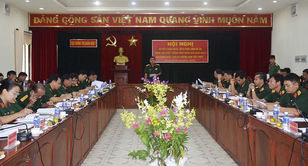 Tiếp tục nâng cao chất lượng hoạt động của Báo Quân khu 7