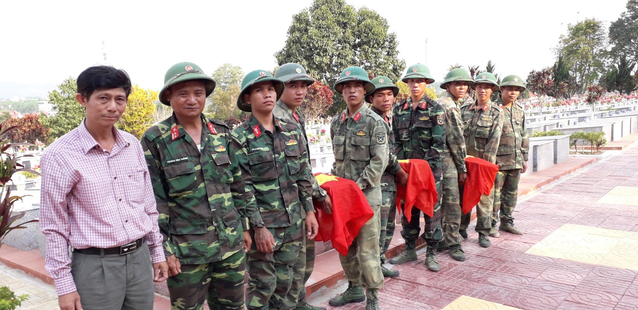 Quân đoàn 3 quy tập 3 bộ hài cốt liệt sĩ