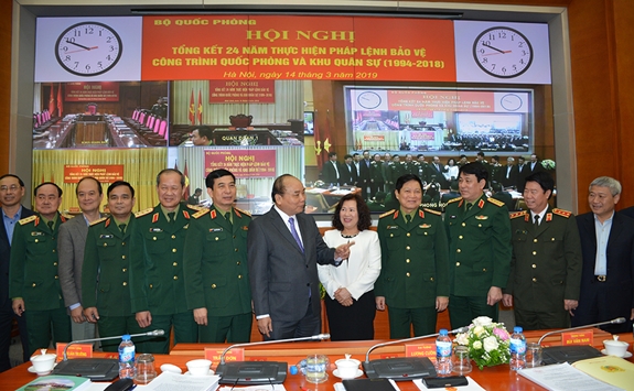 Bộ Quốc phòng tổng kết 24 năm thực hiện Pháp lệnh Bảo vệ công trình quốc phòng và khu quân sự

