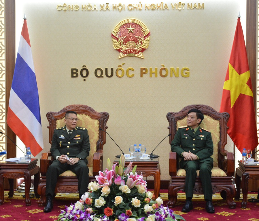 Quan hệ quốc phòng Việt Nam-Thái Lan ngày càng phát triển tốt đẹp