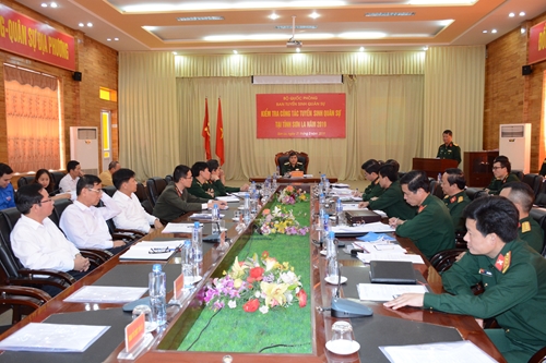 Ban TSQS Bộ Quốc phòng kiểm tra công tác tuyển sinh quân sự tại tỉnh Sơn La