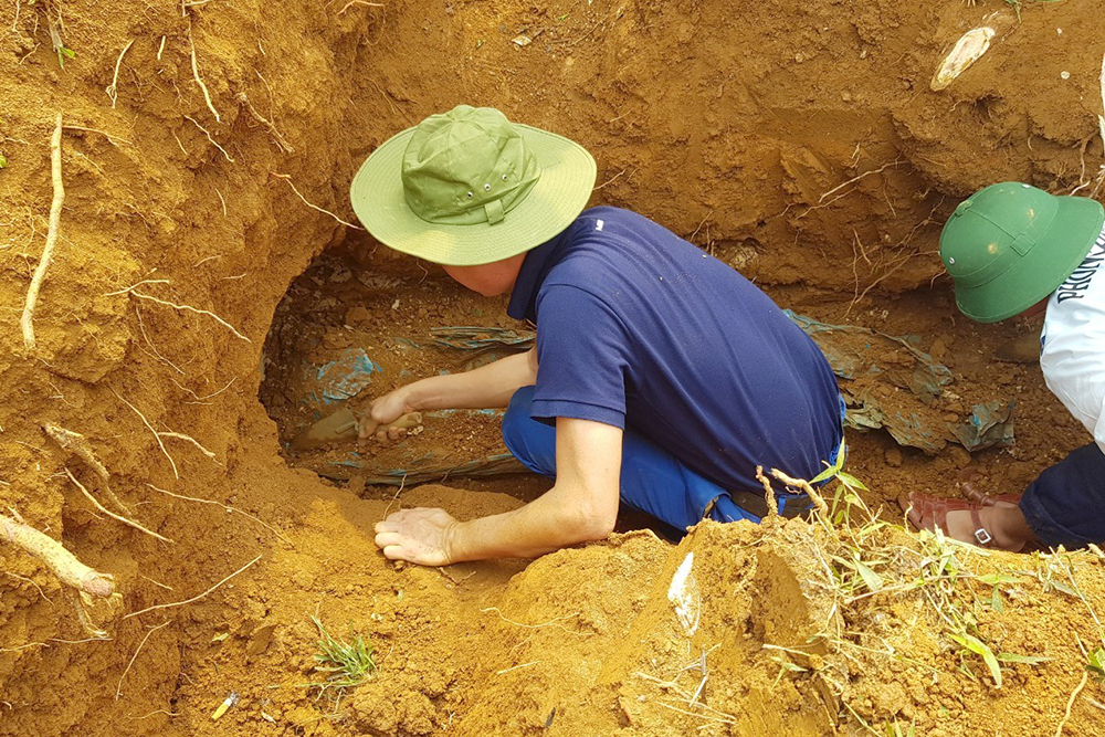 Tìm kiếm, quy tập được hài cốt liệt sĩ có danh tính

