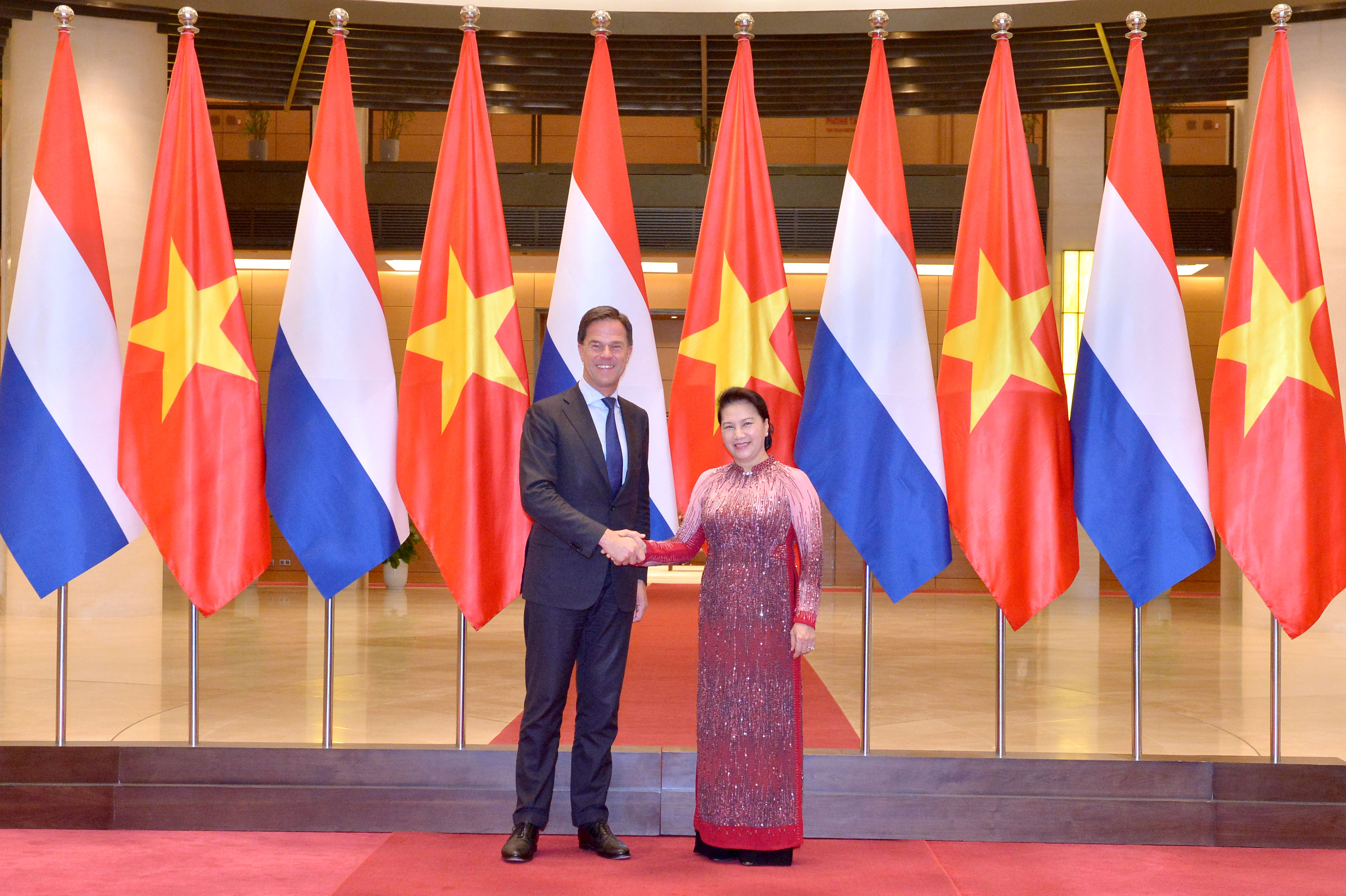 Chủ tịch Quốc hội Nguyễn Thị Kim Ngân hội kiến Thủ tướng Hà Lan Mark Rutte