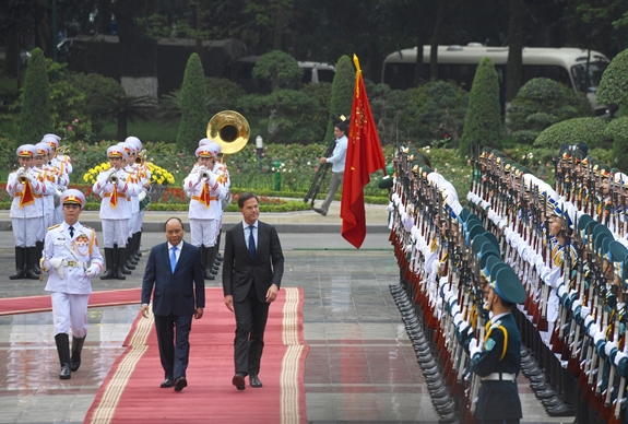 Lãnh đạo nước ta đón, tiếp, hội đàm với Thủ tướng Hà Lan Mark Rutte