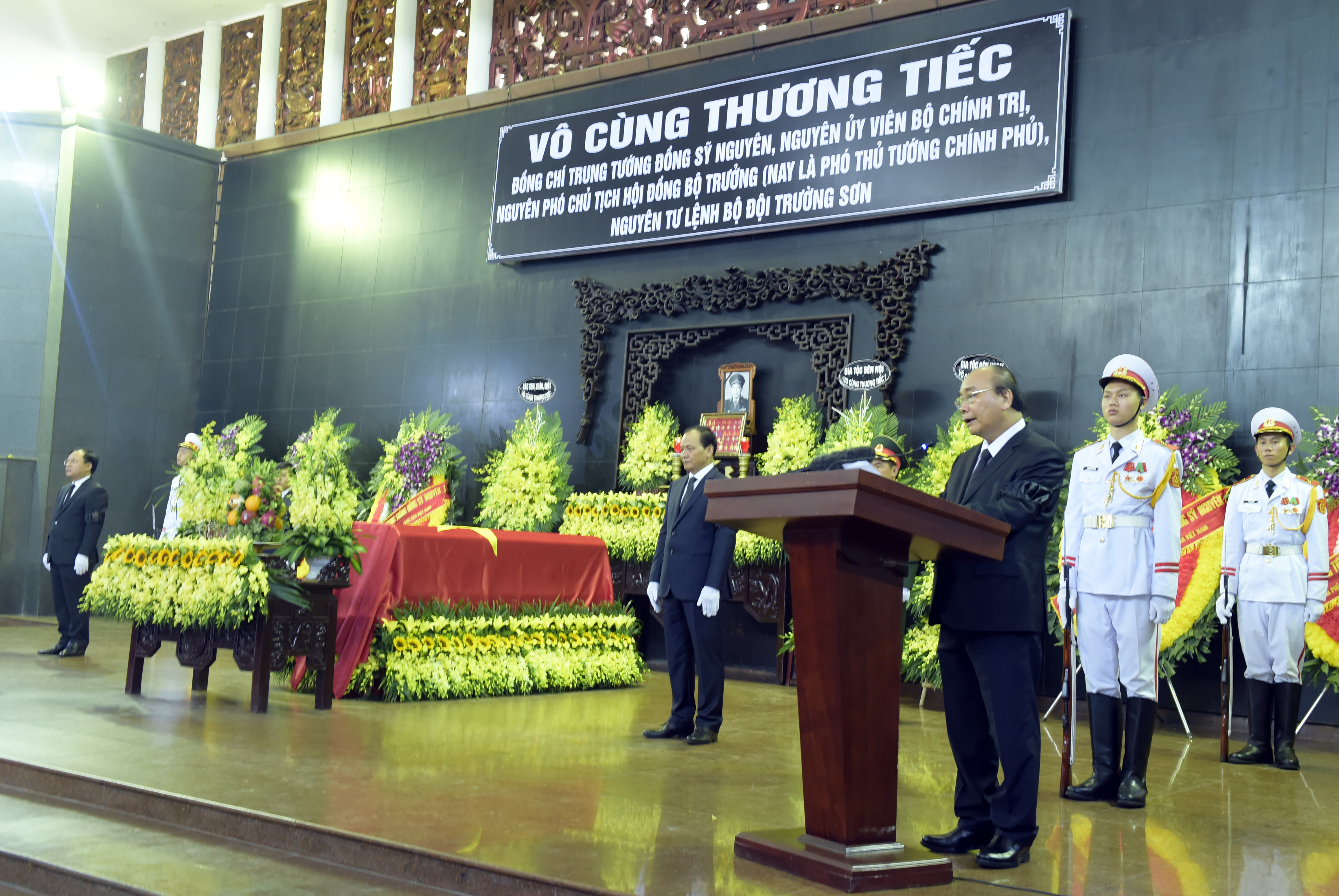 Cử hành trọng thể Lễ truy điệu Trung tướng Đồng Sỹ Nguyên