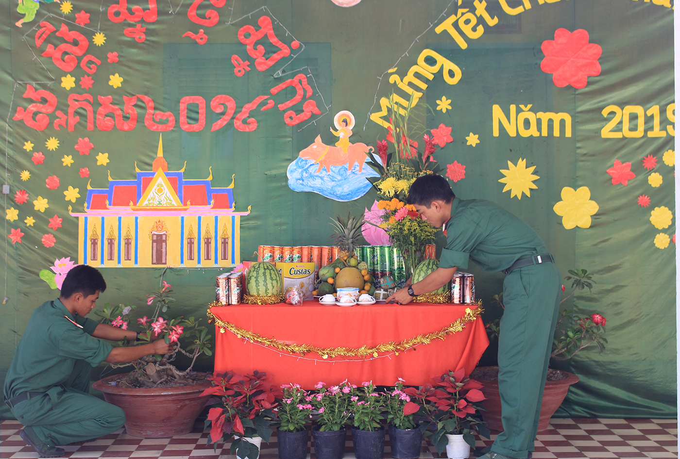 Nhiều hoạt động ý nghĩa cho bộ đội vui Tết cổ truyền Chôl Chnăm Thmây