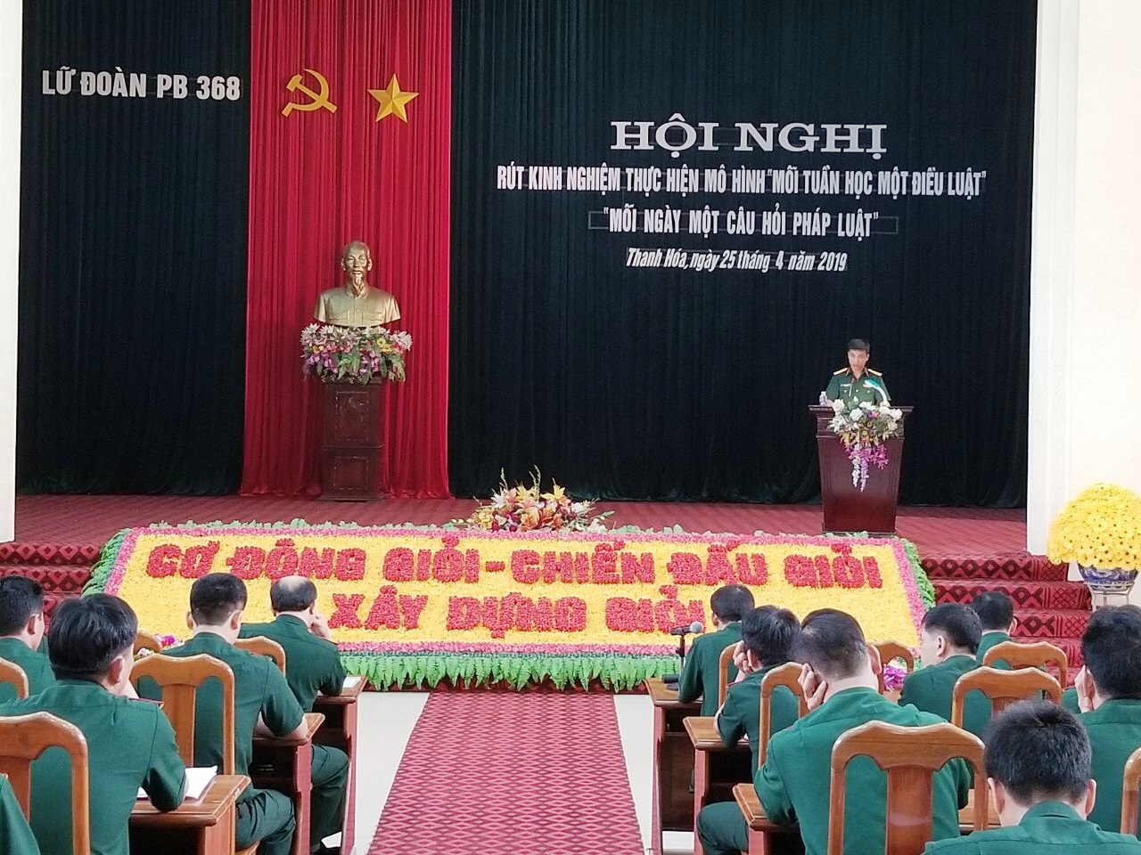 Lữ đoàn Pháo binh 368 thực hiện tốt mô hình giáo dục pháp luật