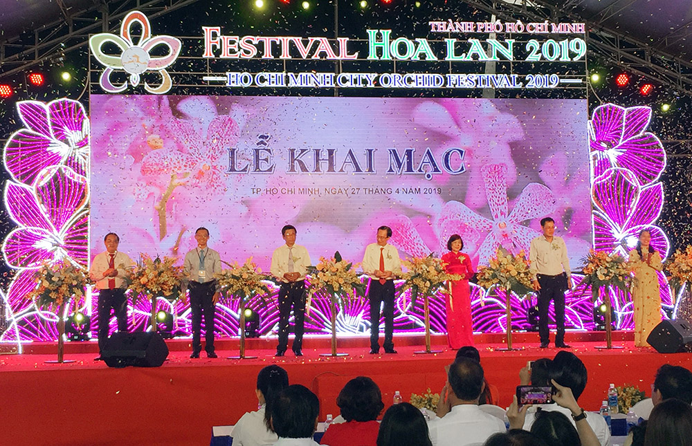 Khai mạc Festival Hoa lan lần đầu tiên tại TP Hồ Chí Minh