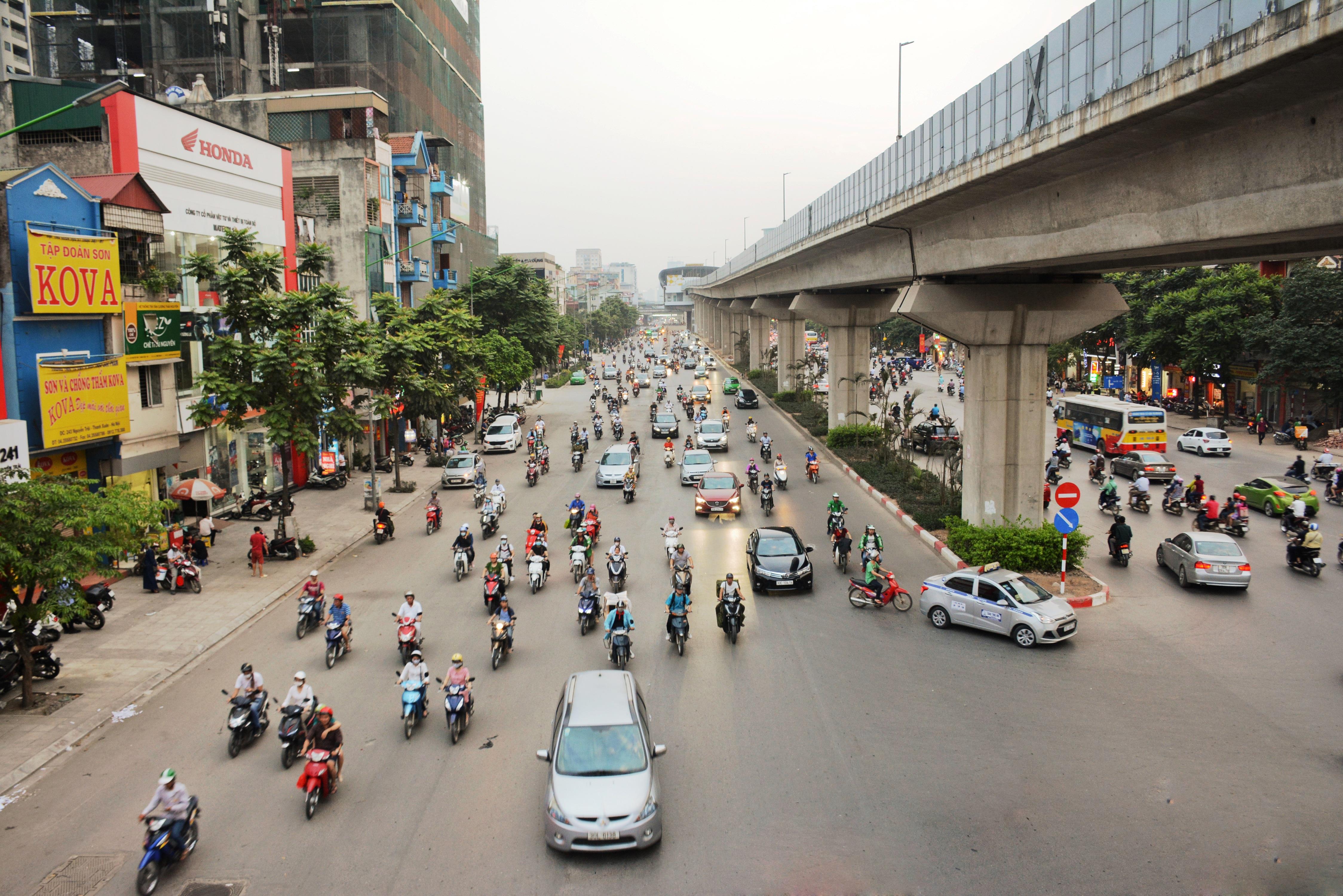 Tách làn đường cho xe máy giúp giảm tai nạn và ùn tắc giao thông