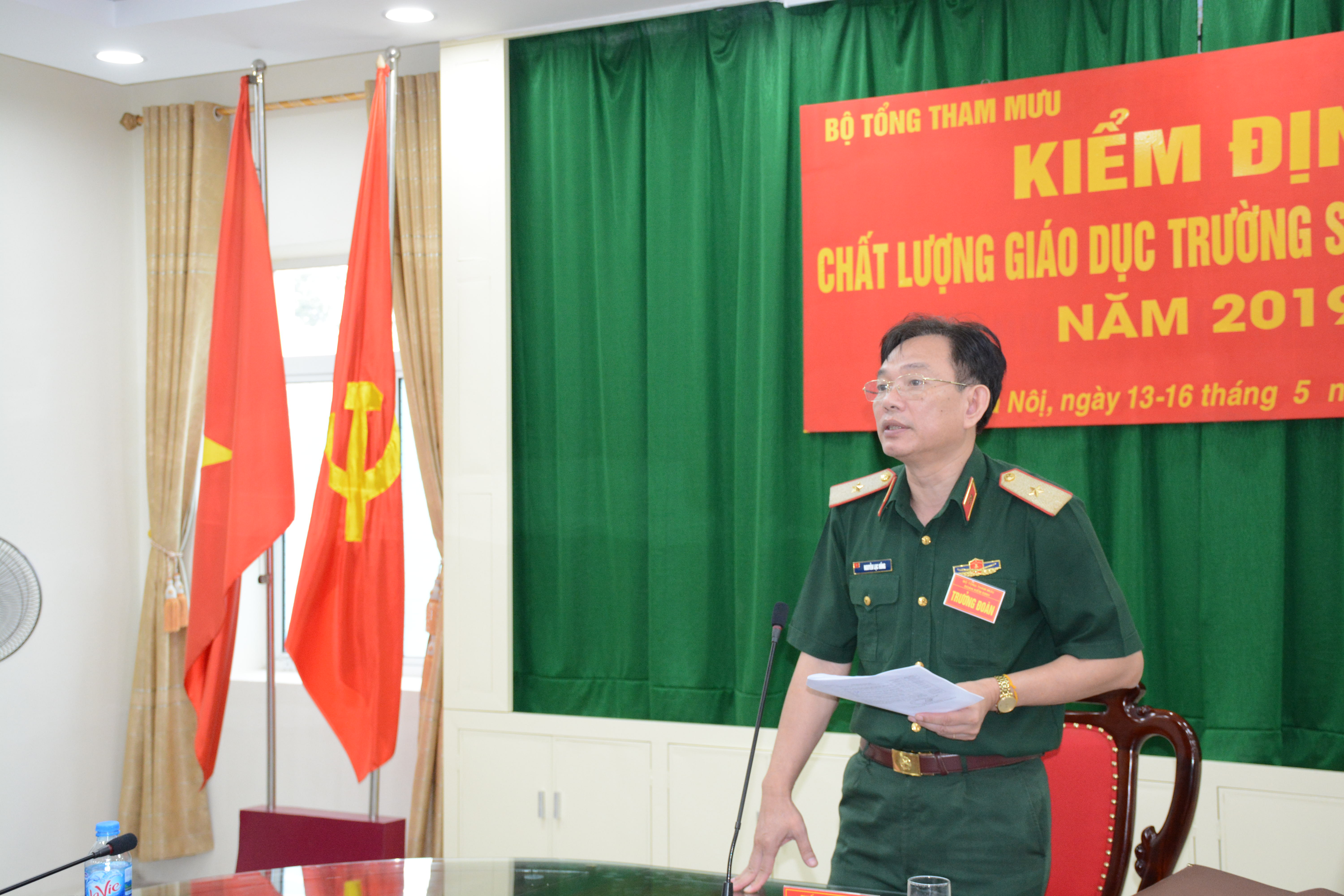 Bộ Tổng tham mưu kiểm định chất lượng giáo dục Trường Sĩ quan Pháo binh