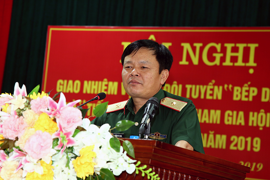 TCHC giao nhiệm vụ cho các đội tuyển tham dự Hội thao quân sự quốc tế năm 2019