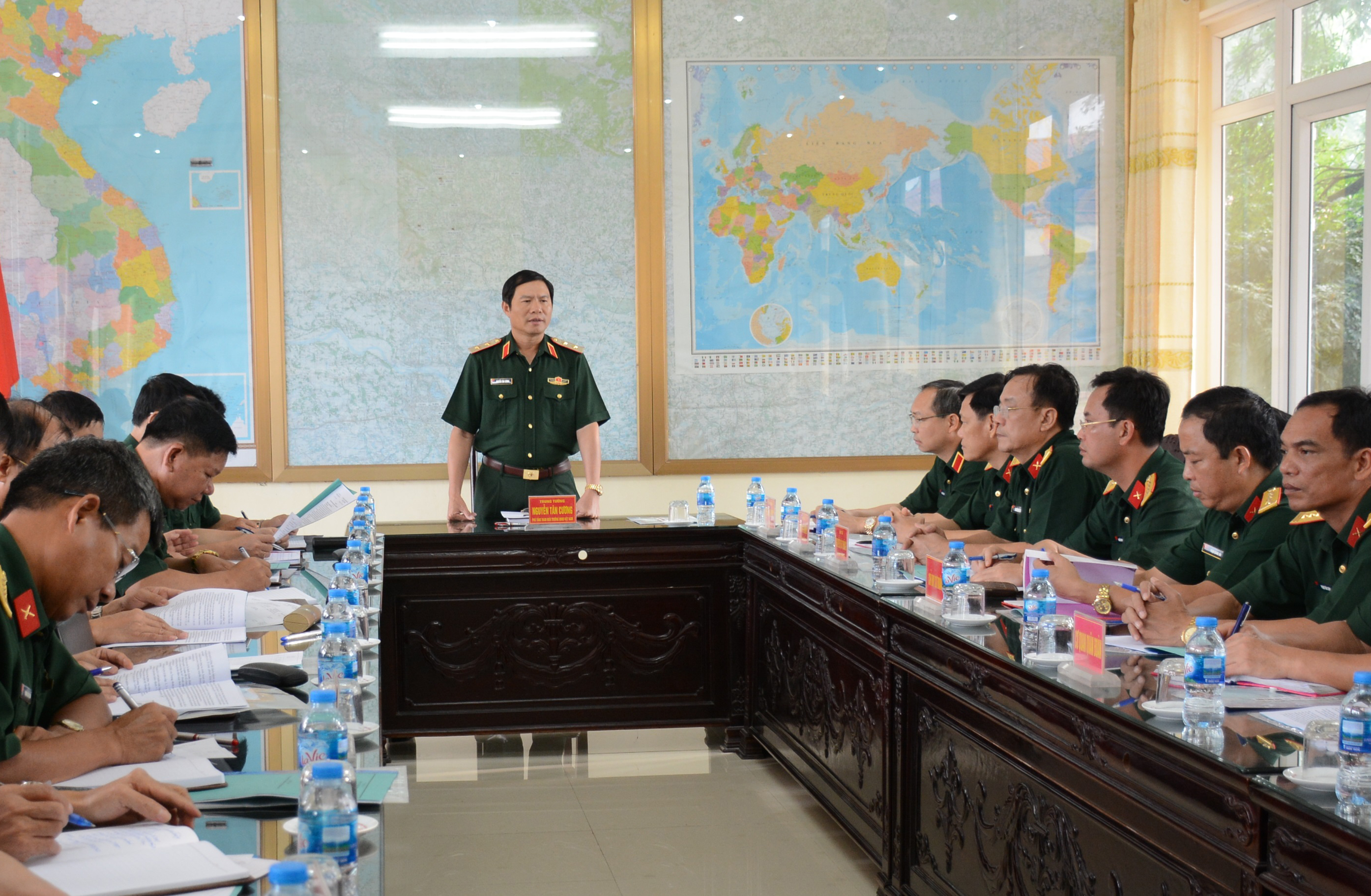 Bộ Tổng tham mưu kiểm tra công tác quân sự tại Trung đoàn 209, Sư đoàn bộ binh 312