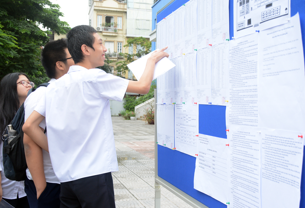 Hà Nội công bố điểm chuẩn vào lớp 10 THPT chuyên

