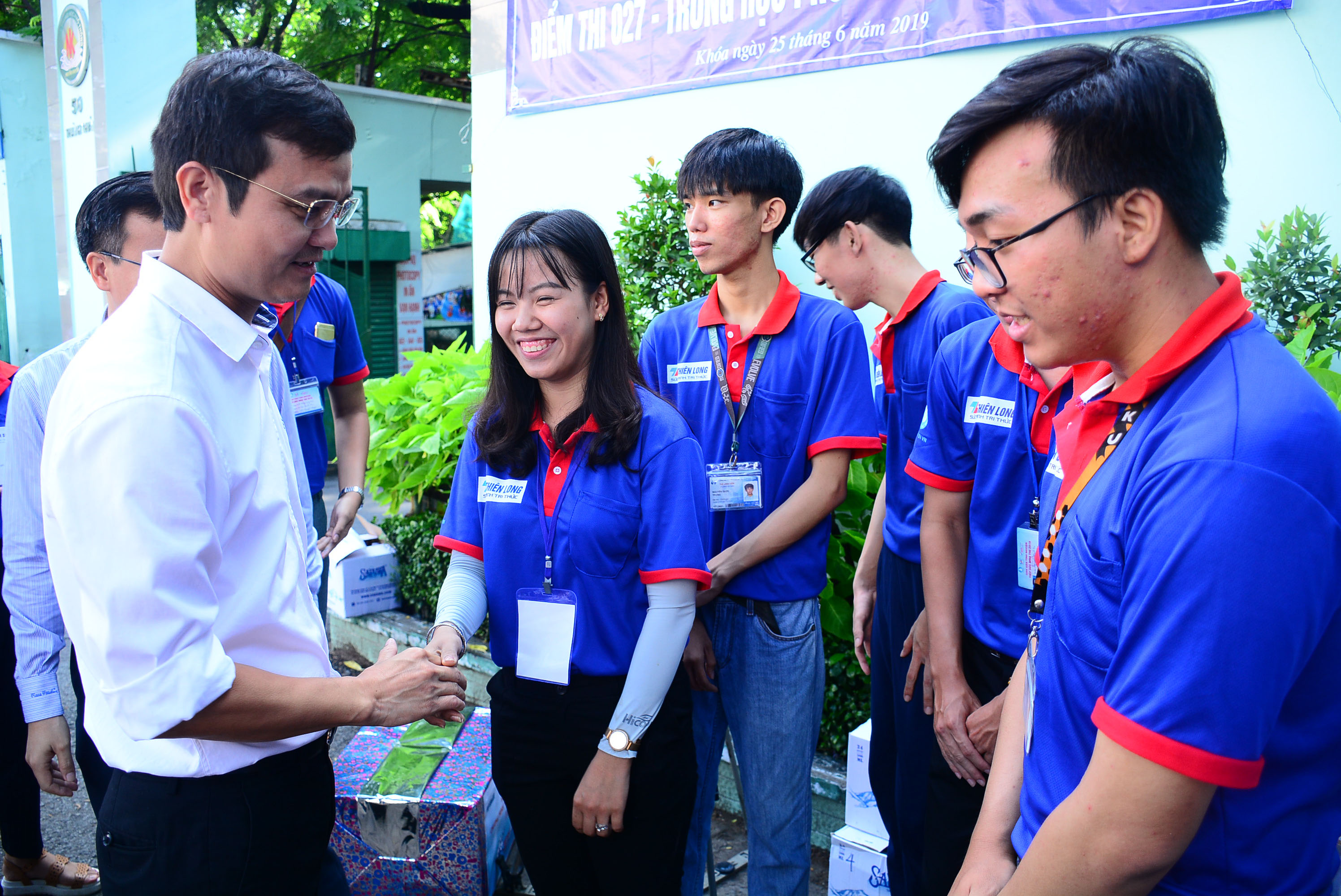 Trung ương Đoàn thăm, động viên sinh viên Tiếp sức mùa thi tại TP Hồ Chí Minh
