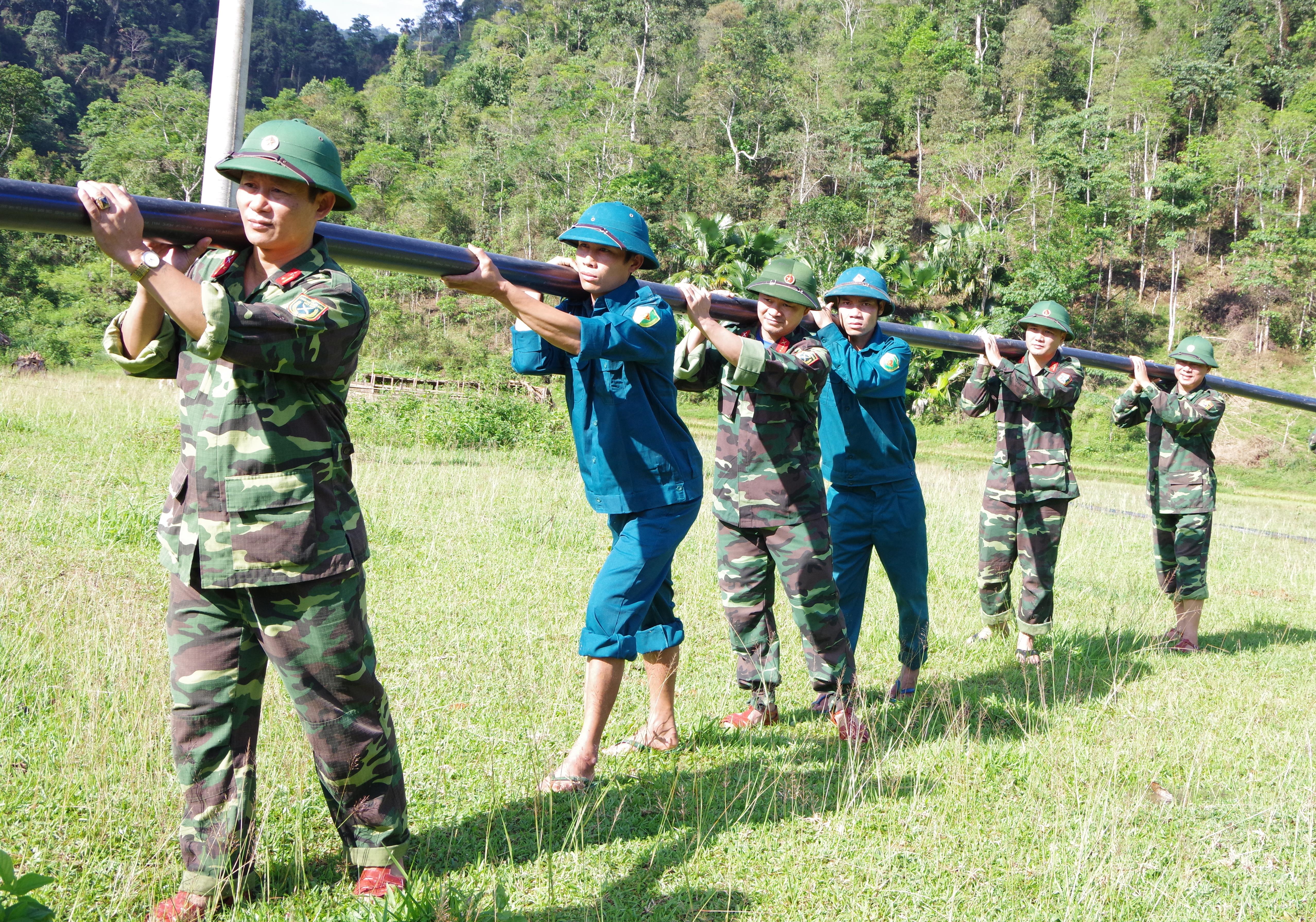 Dấu ấn bộ đội trong lòng dân Nậm Giải

