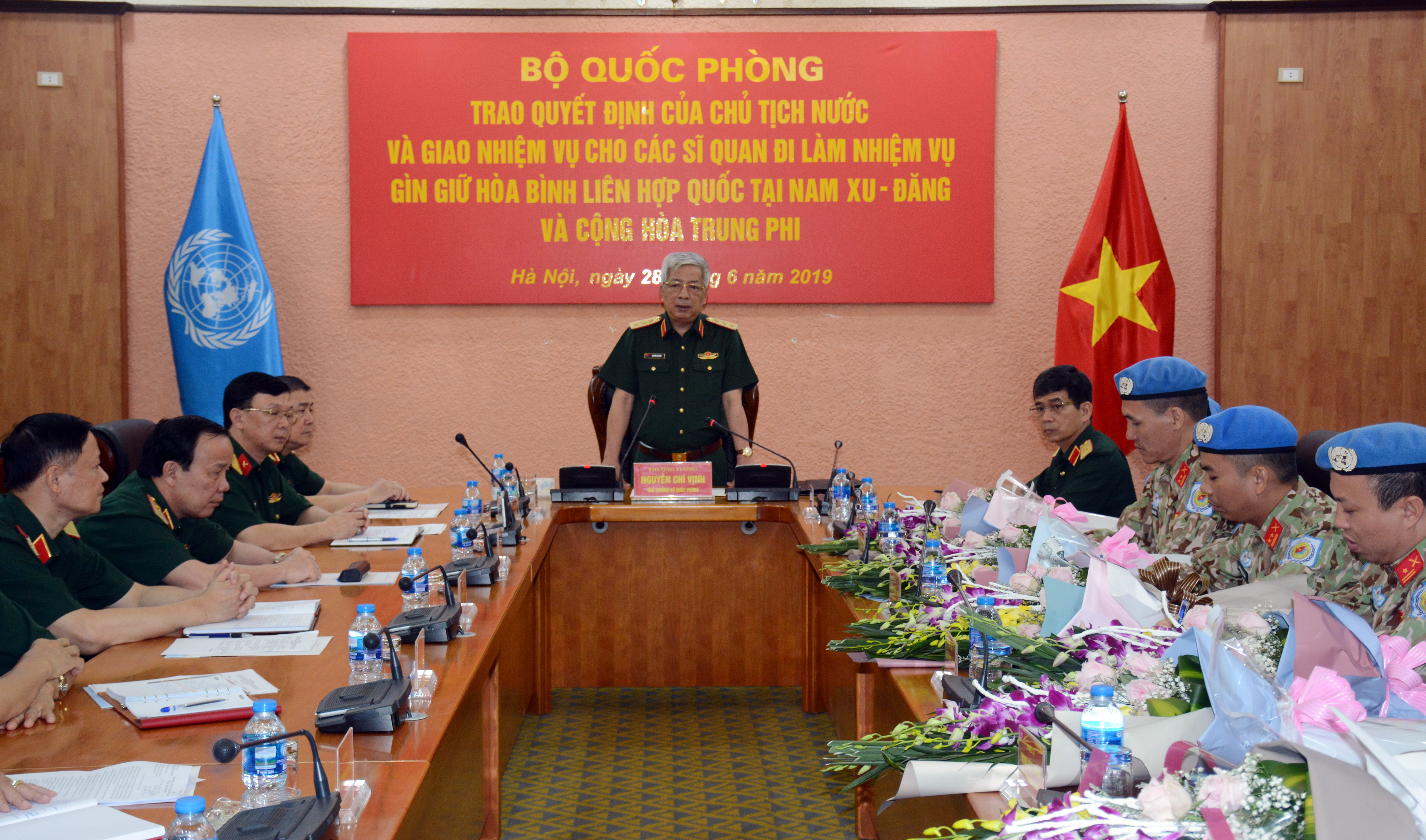 Việt Nam cử thêm 7 sĩ quan tham gia hoạt động Gìn giữ hòa bình Liên hợp quốc