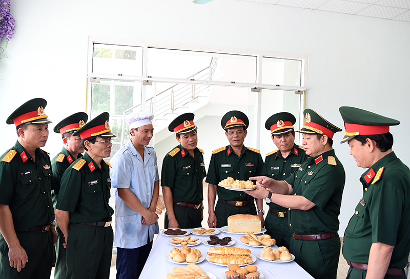 Kiểm tra công tác huấn luyện Đội tuyển Bếp dã chiến dự thi Armygames-2019

