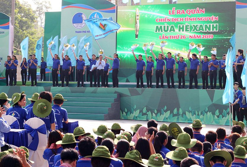 TP Hồ Chí Minh: Hơn 60.000 lượt thanh niên, sinh viên tham gia Chiến dịch tình nguyện Mùa hè xanh